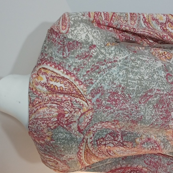 Small JASON MAXWELL long sleeve paisley shirt, paisley print. Casual top.  NWT - Picture 7 of 16